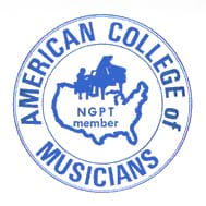 Te Subdivision of the ACM, National Piano Guild